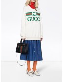 stripe detail tote bag