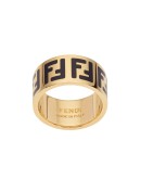 monogram pattern ring