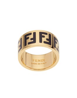 monogram pattern ring