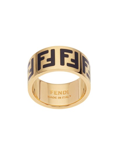 monogram pattern ring