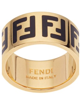 monogram pattern ring
