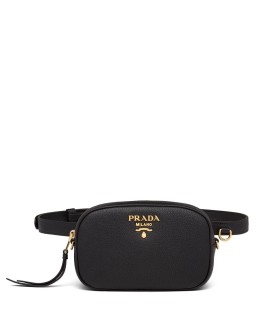 logo plaque belt bag