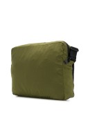 intrecciato weave pocket messenger bag