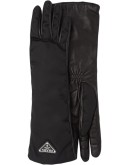 logo plaque gloves