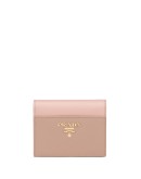 small logo-plaque wallet