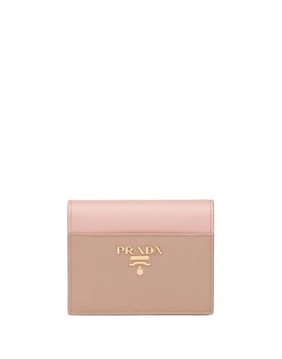 small logo-plaque wallet