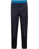 dual-textured track pants