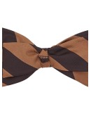 striped bow hair clip
