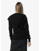 asymmetric zip hoodie