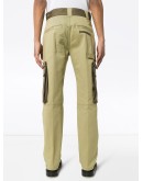 contrast panel cargo pants