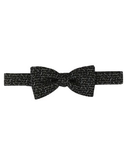 stitching detail bow tie