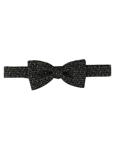 stitching detail bow tie