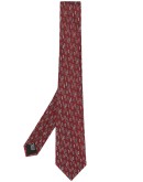oval print tie