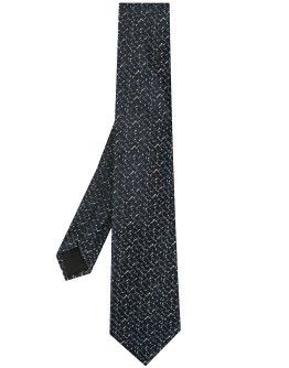 abstract print tie