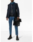 tapered straight-leg jeans