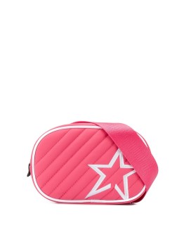 star patch quilted belt bag