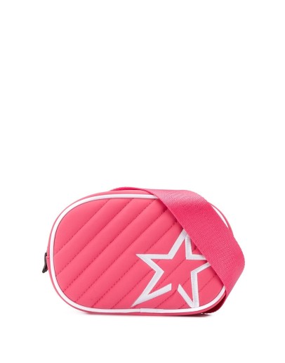 star patch quilted belt bag