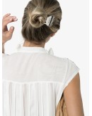 silver-tone hair clip