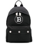 B logo print backpack