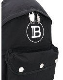 B logo print backpack