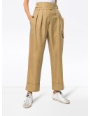 City high-waisted cargo trousers