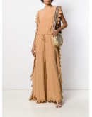 scalloped wide jumpsuit