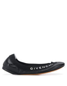logo print ballerina shoes