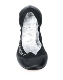 logo print ballerina shoes