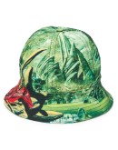 dragon print bucket hat
