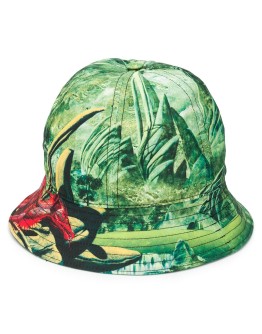 dragon print bucket hat