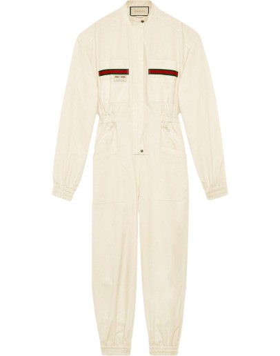striped jumpsuit