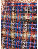 checked tweed skirt