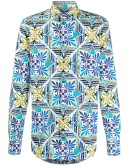 maiolica print shirt