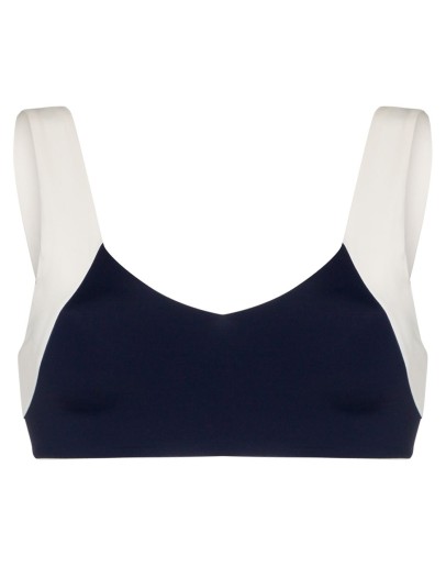 two-tone bikini top