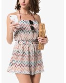 Mare zig-zag playsuit
