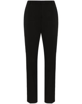 swarovski trim tailored trousers