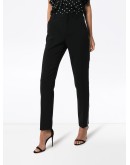 swarovski trim tailored trousers