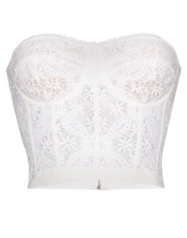 floral lace corset top