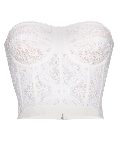 floral lace corset top