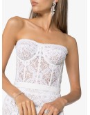 floral lace corset top