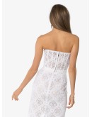 floral lace corset top