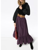 balloon-sleeve knit jumper