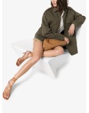 VLOGO stitched shirt jacket