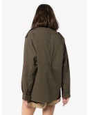 VLOGO stitched shirt jacket
