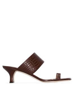 crocodile-effect 45mm sandals 