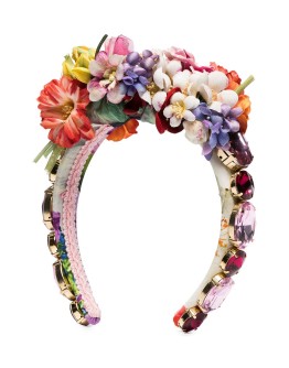 embellished floral headband