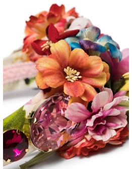 embellished floral headband