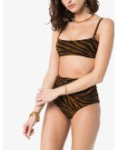 Sia tiger print bikini top