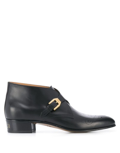 brogue detail boots