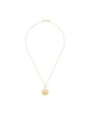 Gold Lady Liberty pendant necklace
